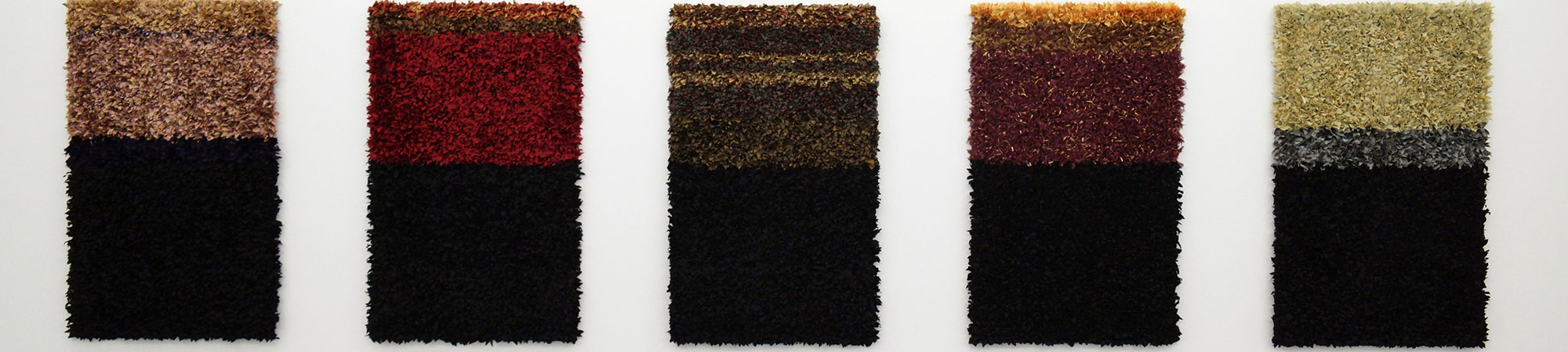 1471JoÃ«l Andrianomearisoa. 2016.  Textile on canvas 146 x 89 cm. On long-term loan from the Zeitz Collection