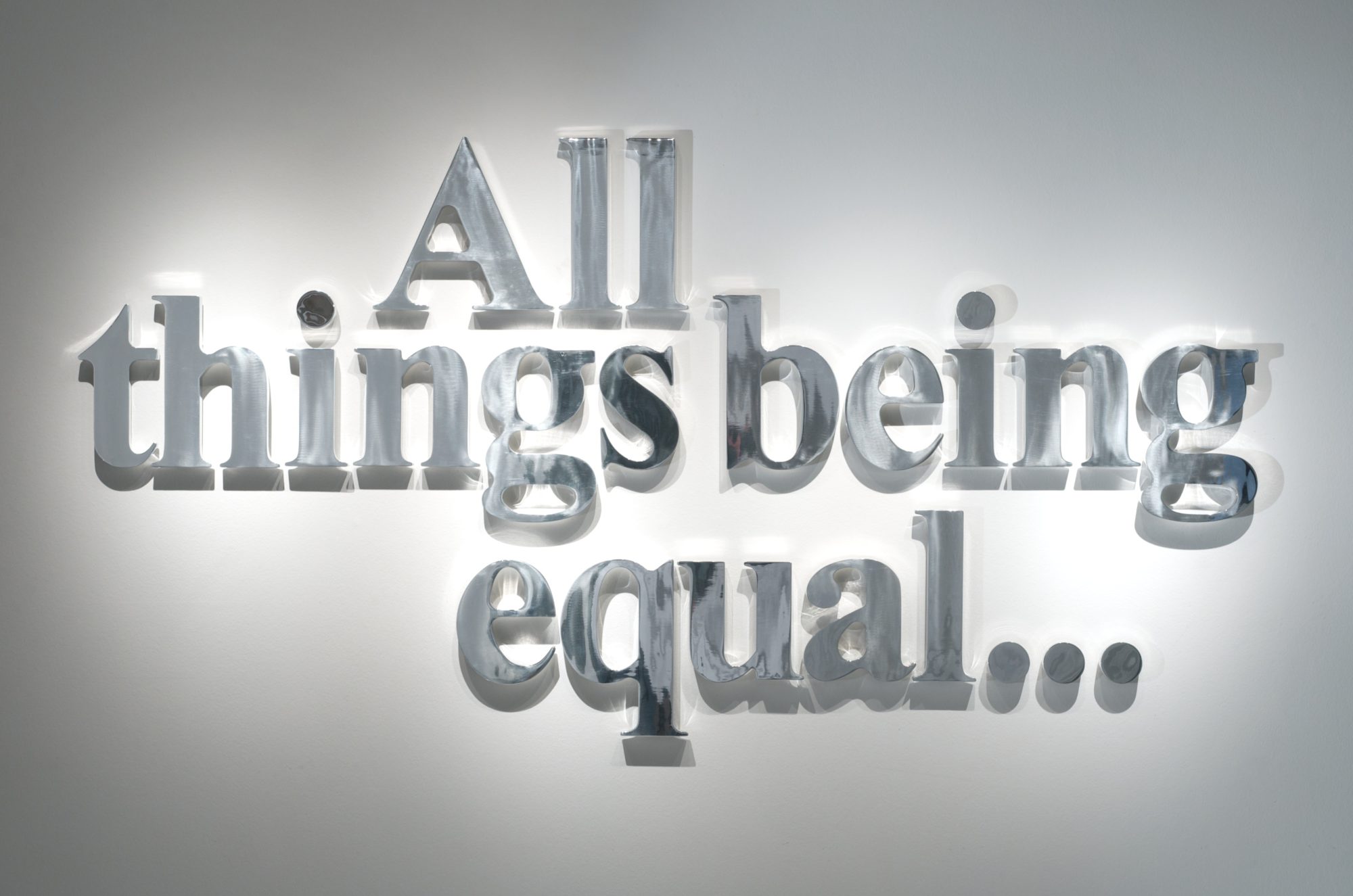 All Things Being Equal…