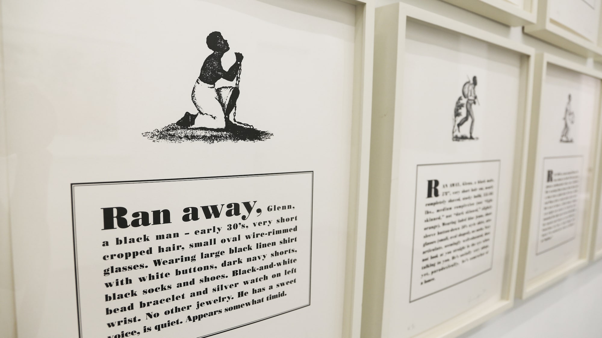 Lunchtime Tour: Glenn Ligon, Runaways