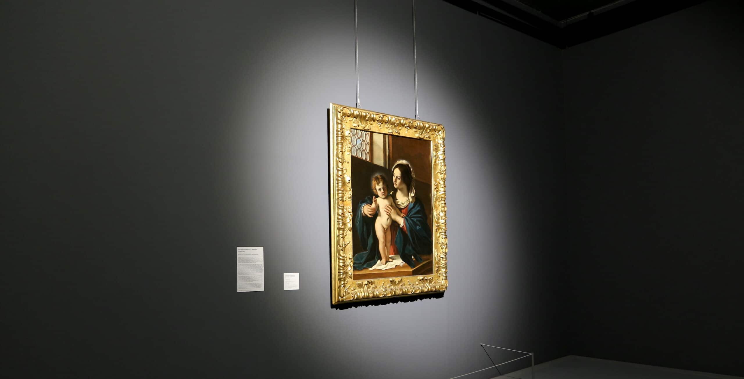 Madonna con Bambino benedicente Now and Then Guercino Kudzanai Chiurai Guercino Italy painting Baroque Now and Then