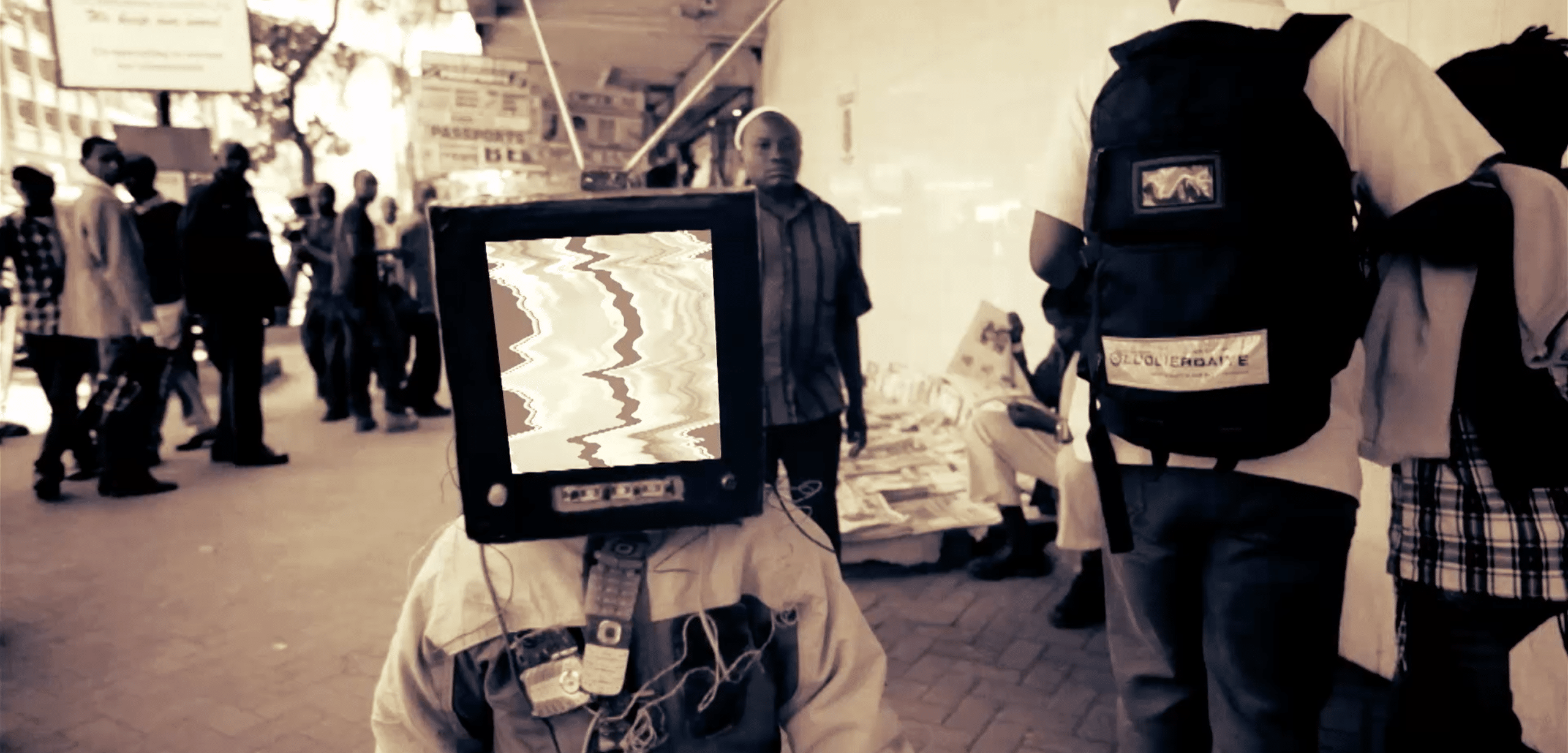 MÅ©chiri Njenga. Kitchwateli. 2011. Single Channel video. 7 minutes. Video still.