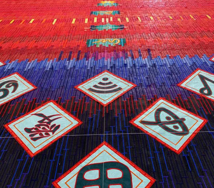 Abdoulaye Konaté’s new site-specific, monumental work comes to Zeitz MOCAA